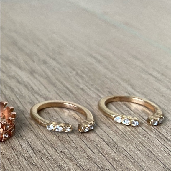 Gold Midi Rings - Picture 1 of 3